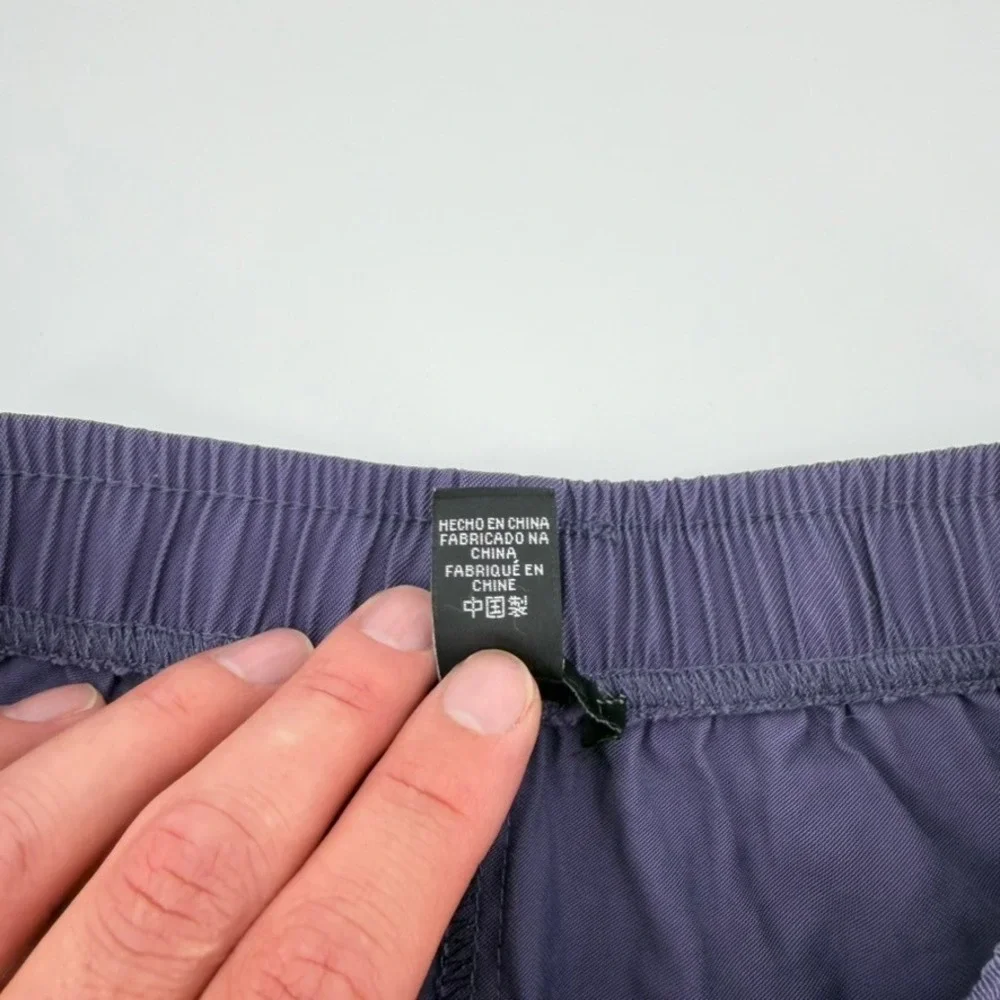 Forever 21 Kids Purple Star Side Stripe Track Pants Size 11/12 Elastic Waist